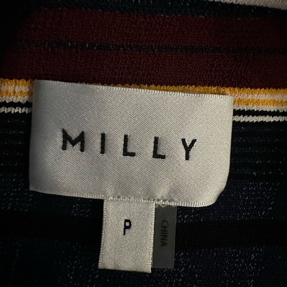 Milly Multicolor Bodycon Striped Dress size 4 - Picture 7 of 9